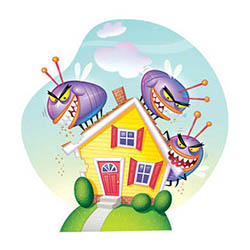 Lonsdale spring touch perimeter insect control-truck